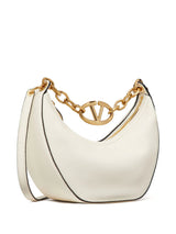 small VLogo Moon leather shoulder bag - LISKAFASHION