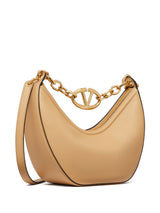 small VLogo Moon leather shoulder bag - LISKAFASHION