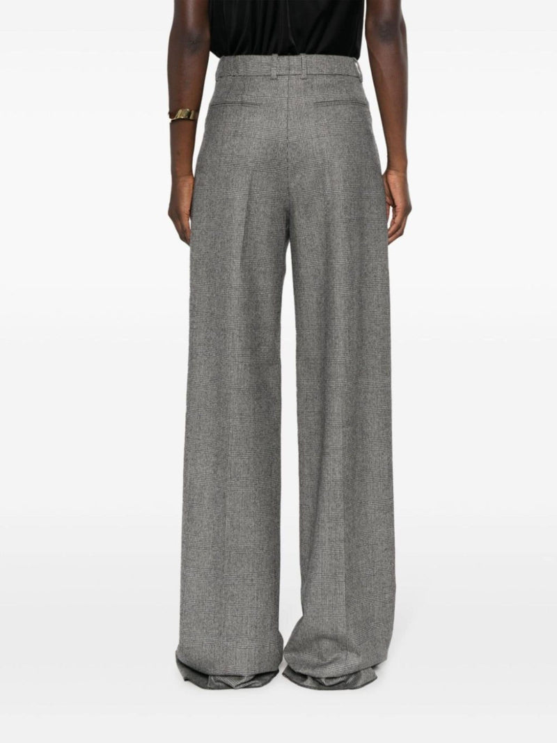 straight - leg wool trousers - LISKAFASHION