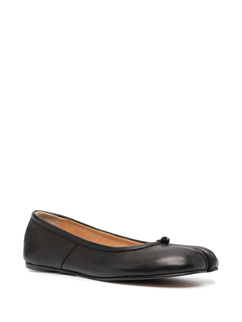 Tabi leather ballerina shoes - LISKAFASHION