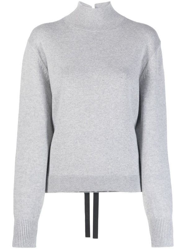 tied - back knitted pullover - LISKAFASHION