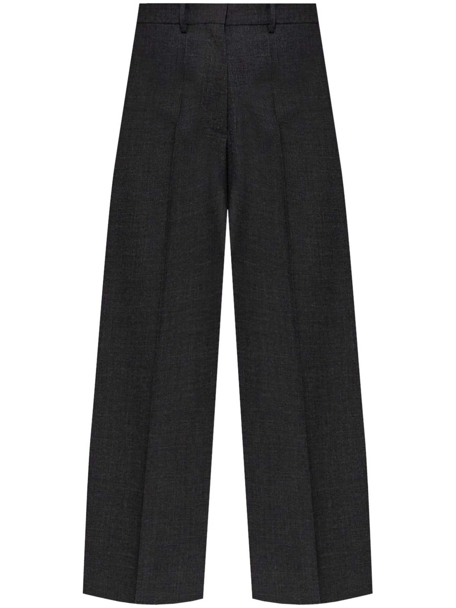 パンツ Givenchy Dark Grey Wool Wide Trousers GIVENCHY – LISKAFASHION