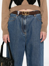 Valentino Garavani logo - patch jeans - LISKAFASHION