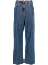 Valentino Garavani logo - patch jeans - LISKAFASHION