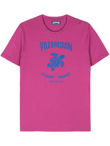 Vilebrequin logo-stamp cotton T-shirt - LISKAFASHION