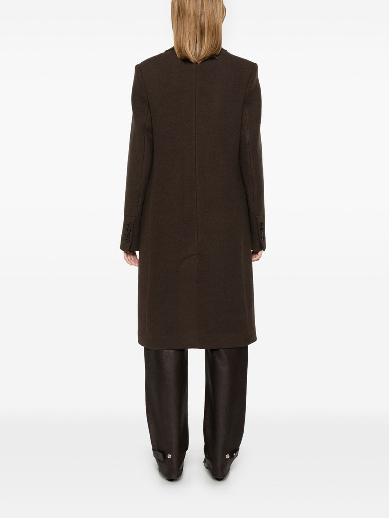 virgin wool coat - LISKAFASHION