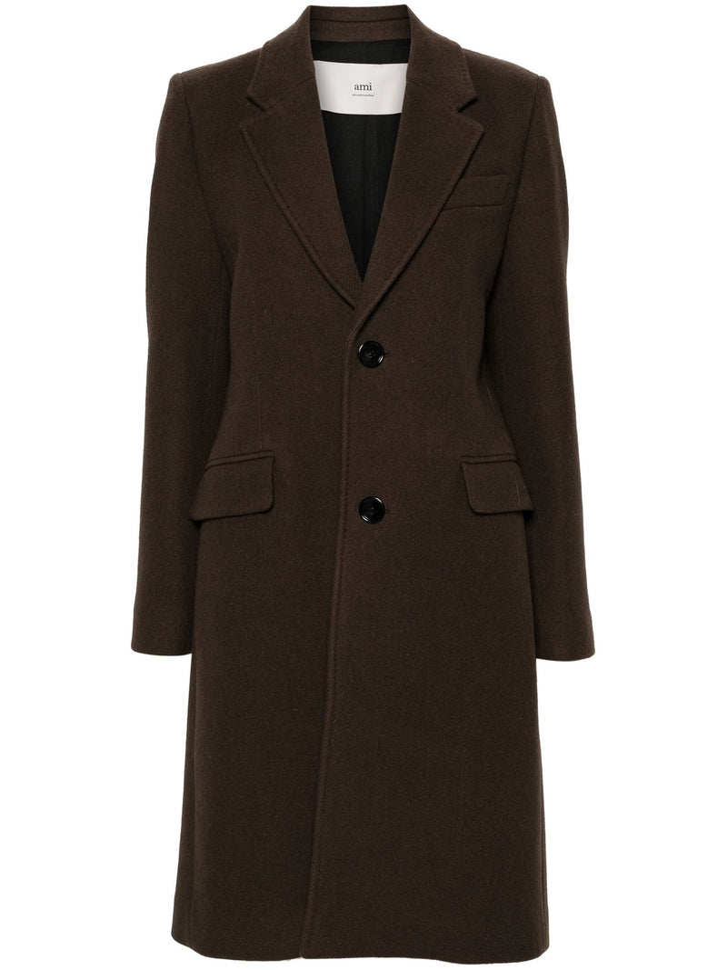 virgin wool coat - LISKAFASHION