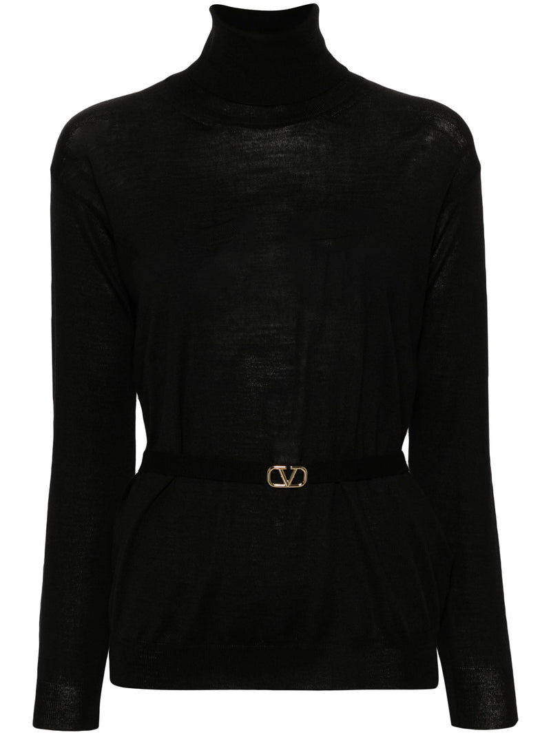 VLogo Signature wool jumper - LISKAFASHION