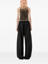 wide - leg metallic trousers - LISKAFASHION