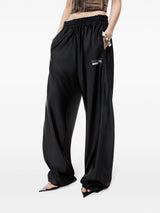 wide - leg metallic trousers - LISKAFASHION