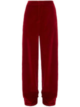 wide - leg mid - rise trousers - LISKAFASHION