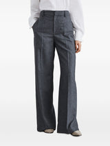 wide - leg tailored trousers - LISKAFASHION