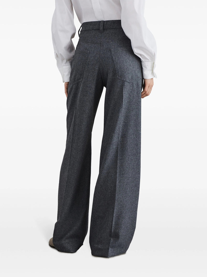 wide - leg tailored trousers - LISKAFASHION