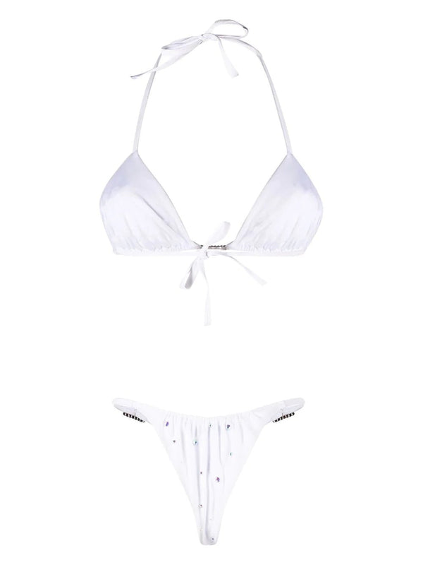 Alessandra Rich rhinestone-embellished bikini set - MYLISKAFASHION