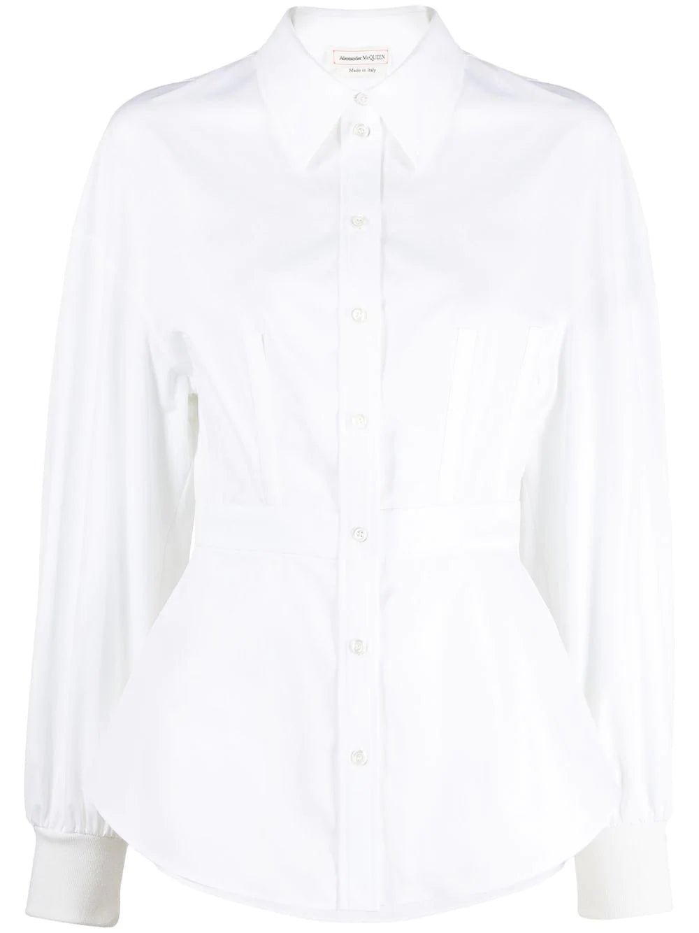cocoon-sleeve cotton shirt – LISKAFASHION