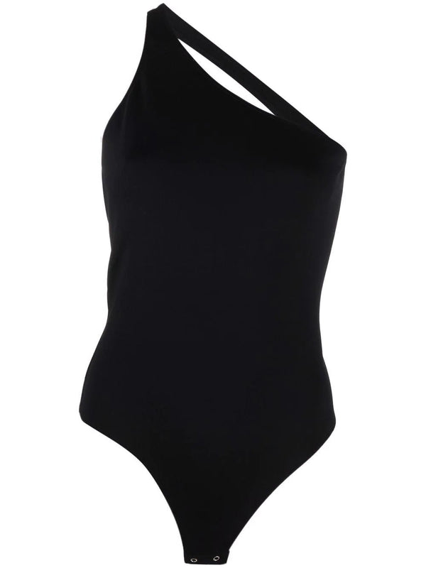 Alexander McQueen open-back asymmetric bodysuit - MYLISKAFASHION