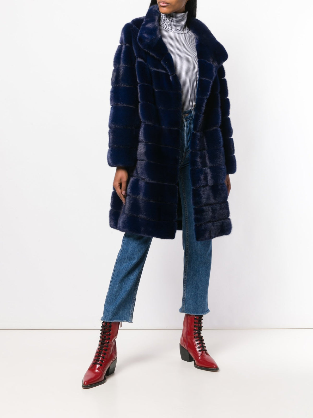 Below-the-knee buying littmans mink coat