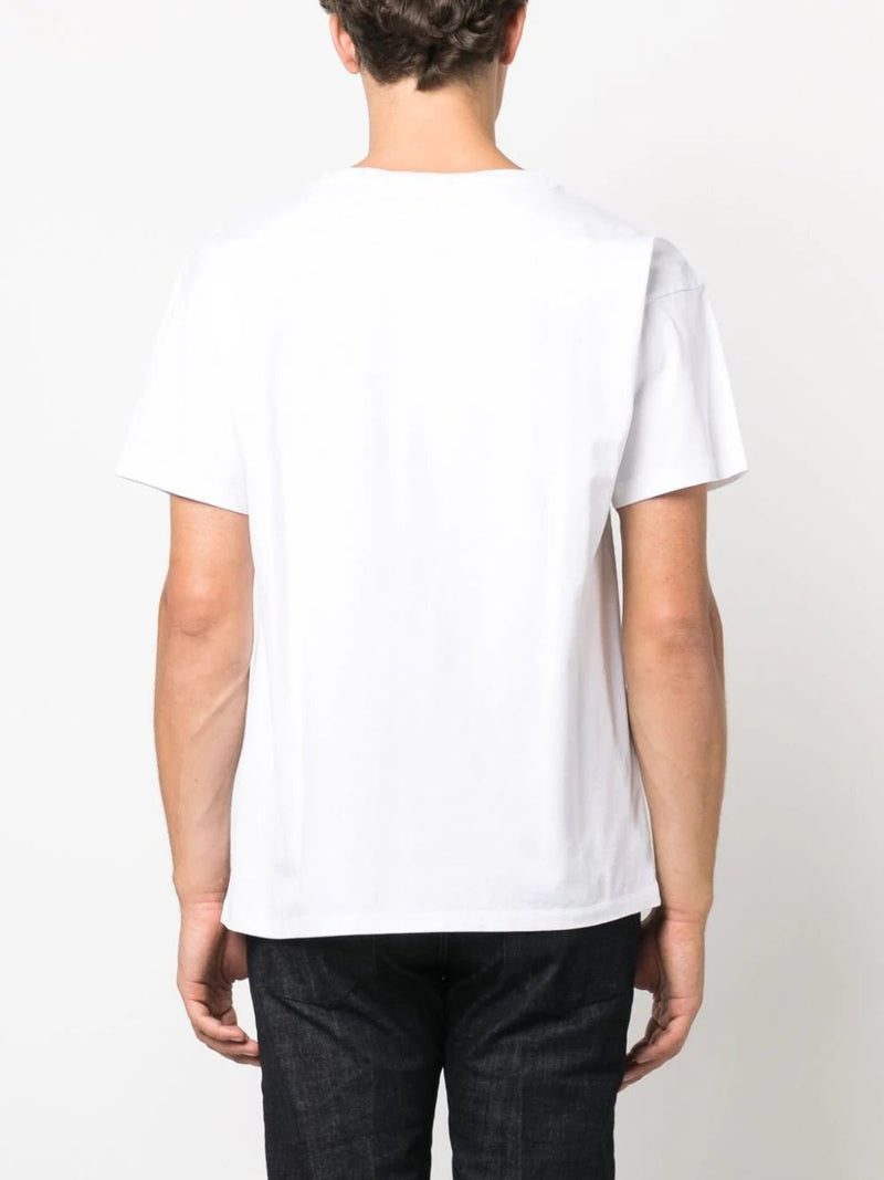 Bally crew-neck organic cotton T-shirt - MYLISKAFASHION