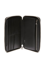 Bally faux-leather zip-up wallet - LISKAFASHION