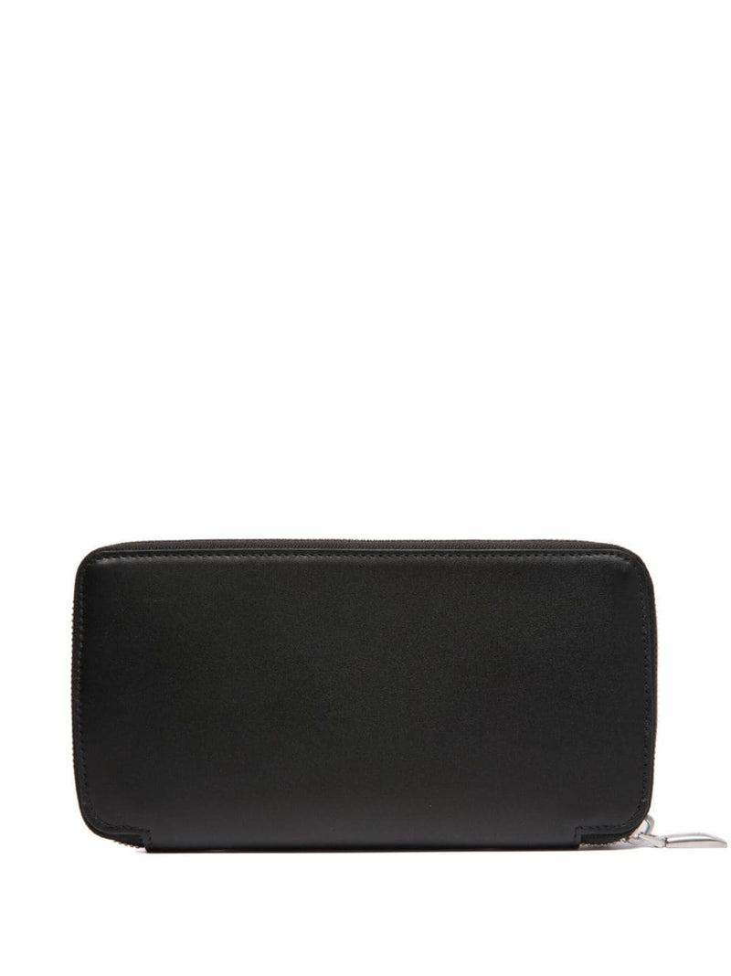 Bally faux-leather zip-up wallet - LISKAFASHION