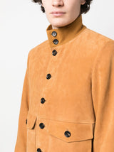 Bally high-neck leather jacket - MYLISKAFASHION