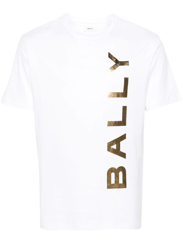 Bally logo-print organic cotton T-shirt - LISKAFASHION