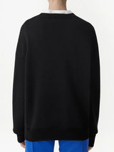 Burberry chain-print wool-cotton sweatshirt - MYLISKAFASHION