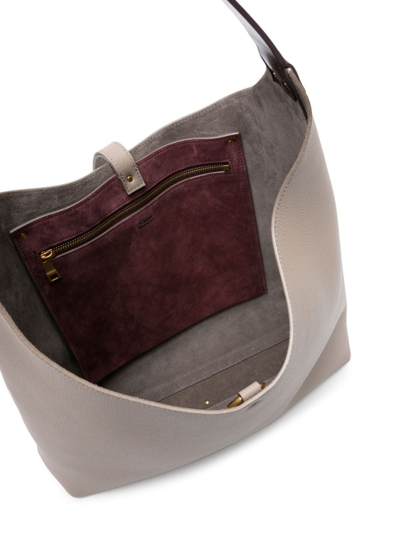 Chloé Marcie leather tote bag - LISKAFASHION