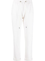Colombo elasticated drawstring-waistband trousers - MYLISKAFASHION