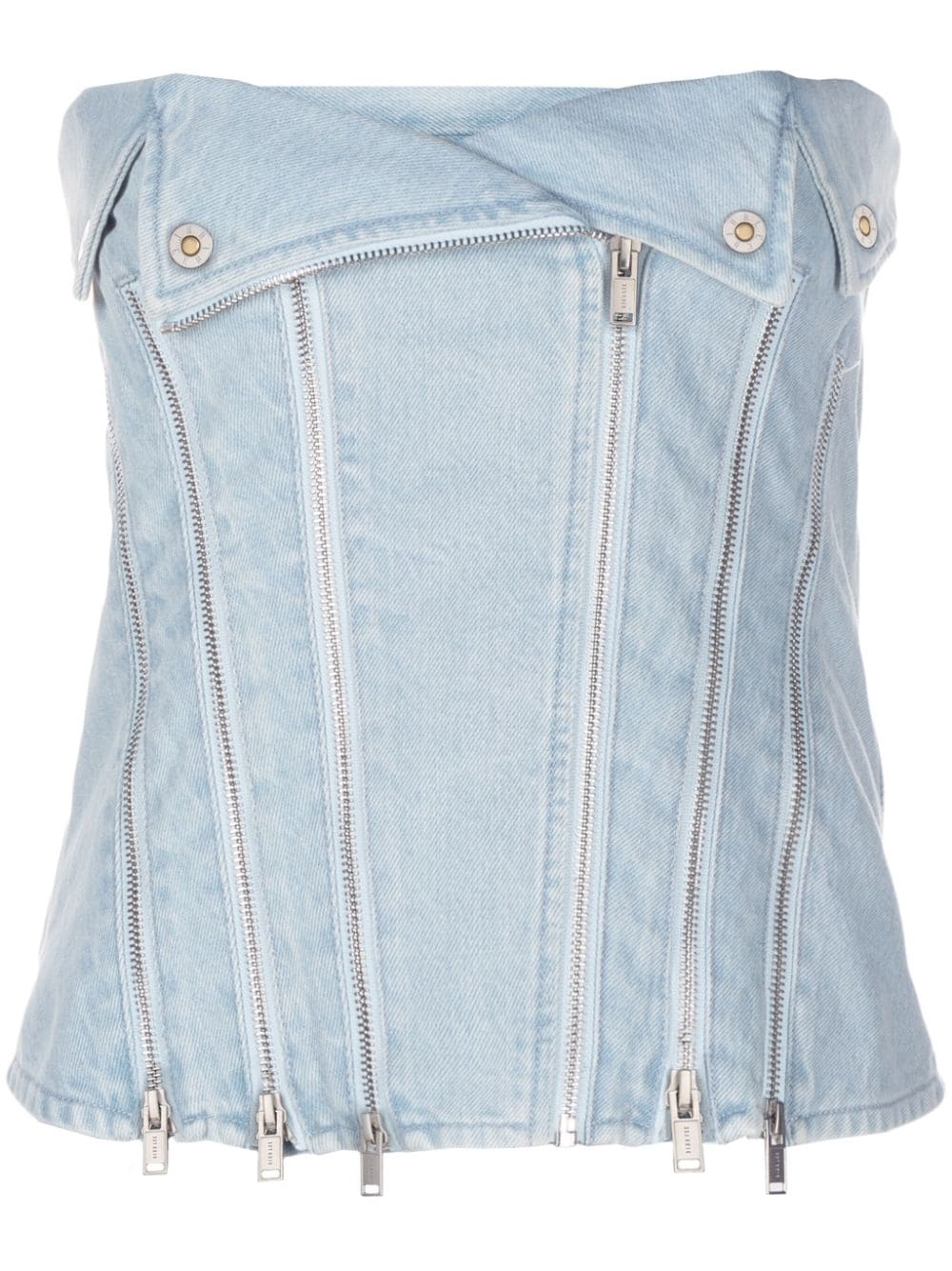 Dion Lee strapless denim top – LISKAFASHION