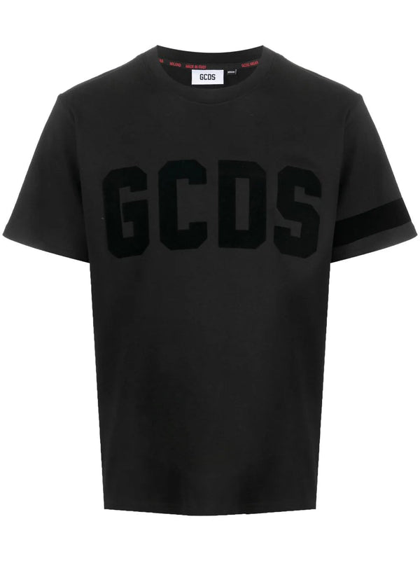 Gcds logo-print cotton T-shirt - MYLISKAFASHION