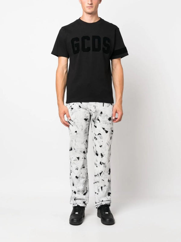 Gcds logo-print cotton T-shirt - MYLISKAFASHION