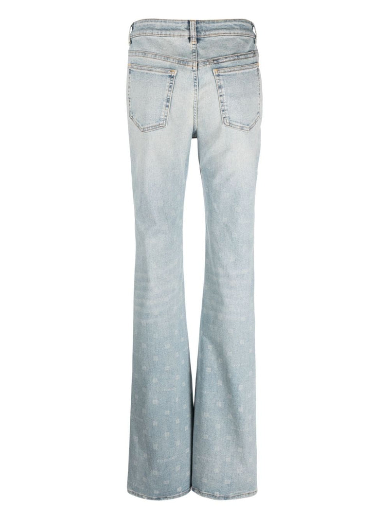 Givenchy 4G-motif flared jeans - MYLISKAFASHION