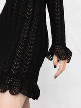 JW Anderson scalloped-edge knitted dress - MYLISKAFASHION
