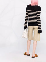 KHAITE The Tilda striped cashmere jumper - MYLISKAFASHION