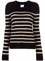 KHAITE The Tilda striped cashmere jumper - MYLISKAFASHION