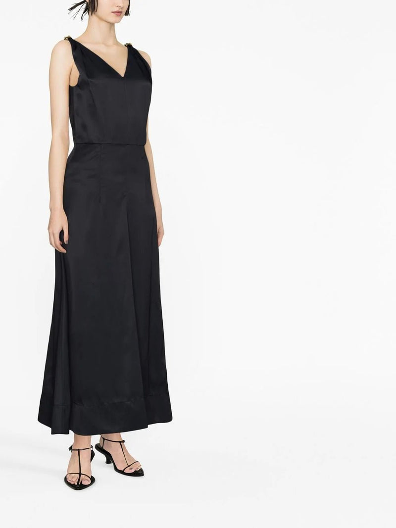 Lanvin V-neck sleeveless dress - MYLISKAFASHION