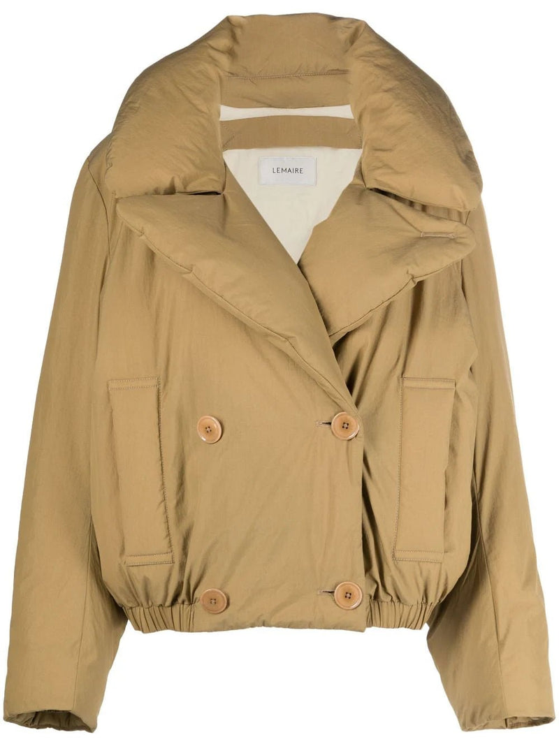 Lemaire wide-lapels puffer jacket - MYLISKAFASHION