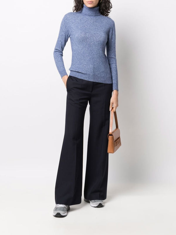 Liska cashmere-silk roll-neck jumper - MYLISKAFASHION