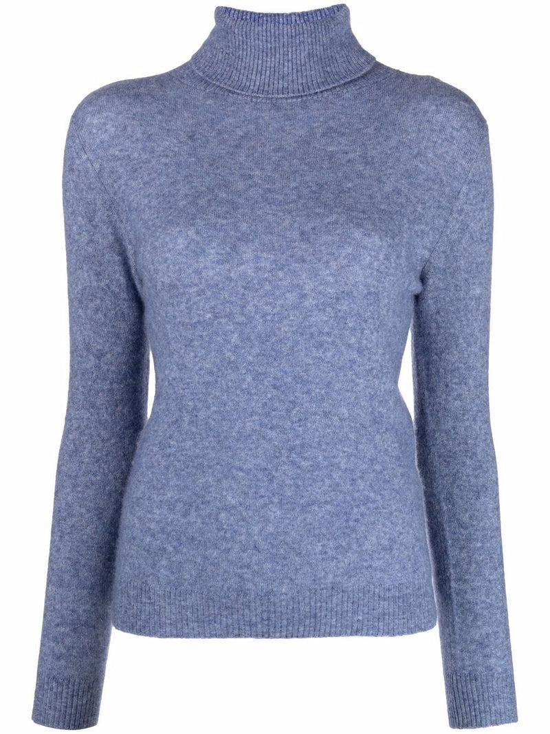 Liska cashmere-silk roll-neck jumper - MYLISKAFASHION