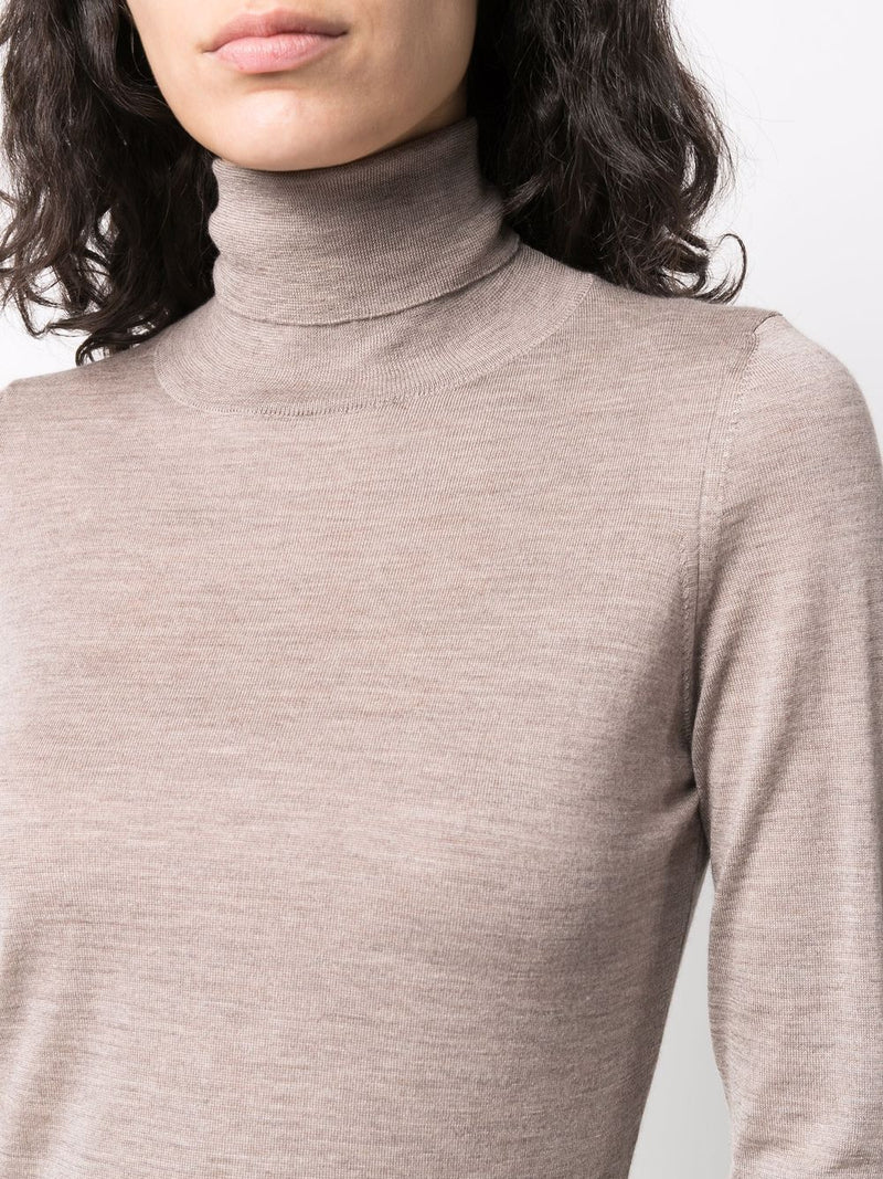 Liska fine-knit roll-neck jumper - MYLISKAFASHION
