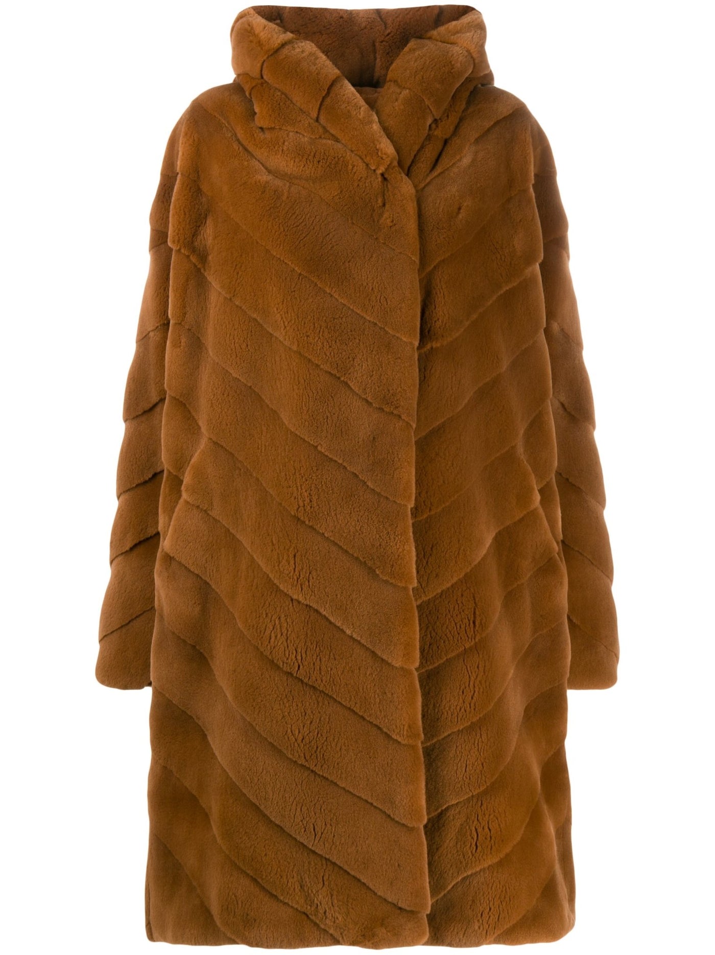 f*n様 L'Appartement LISIERE CHECK W COAT LISKA sheared mink coat – LISKAFASHION