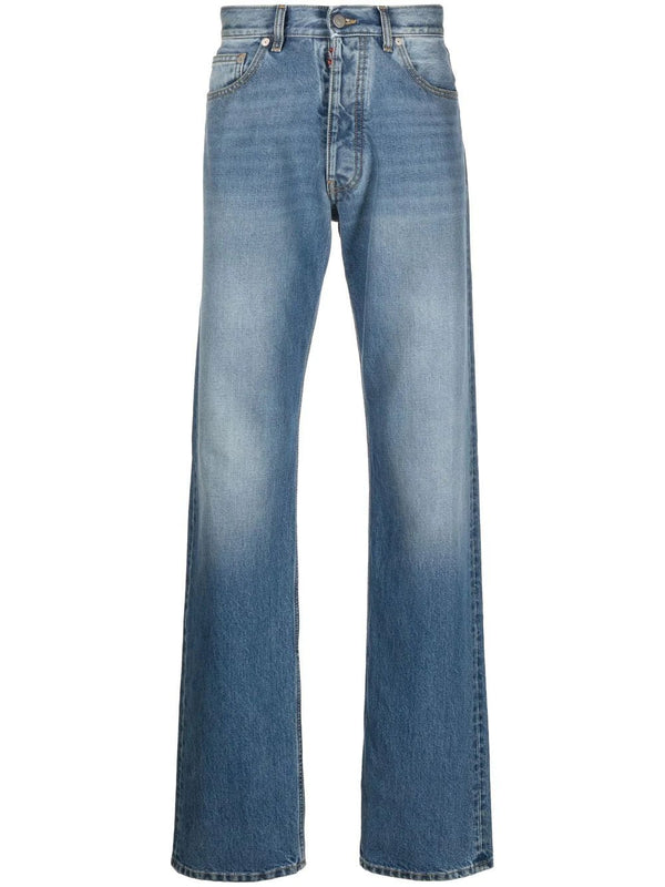 Maison Margiela four-stitch straight-leg jeans - MYLISKAFASHION