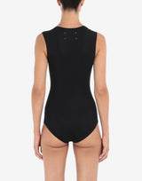 MAISON MARGIELA Sleeveless jersey bodysuit - MYLISKAFASHION