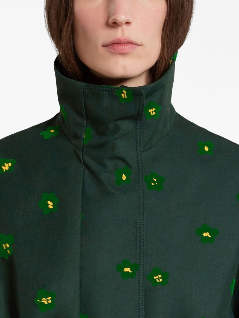 Marni floral-print cotton jacket - MYLISKAFASHION