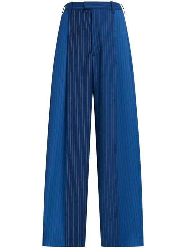 Marni pinstriped-pattern straight-leg trousers - LISKAFASHION