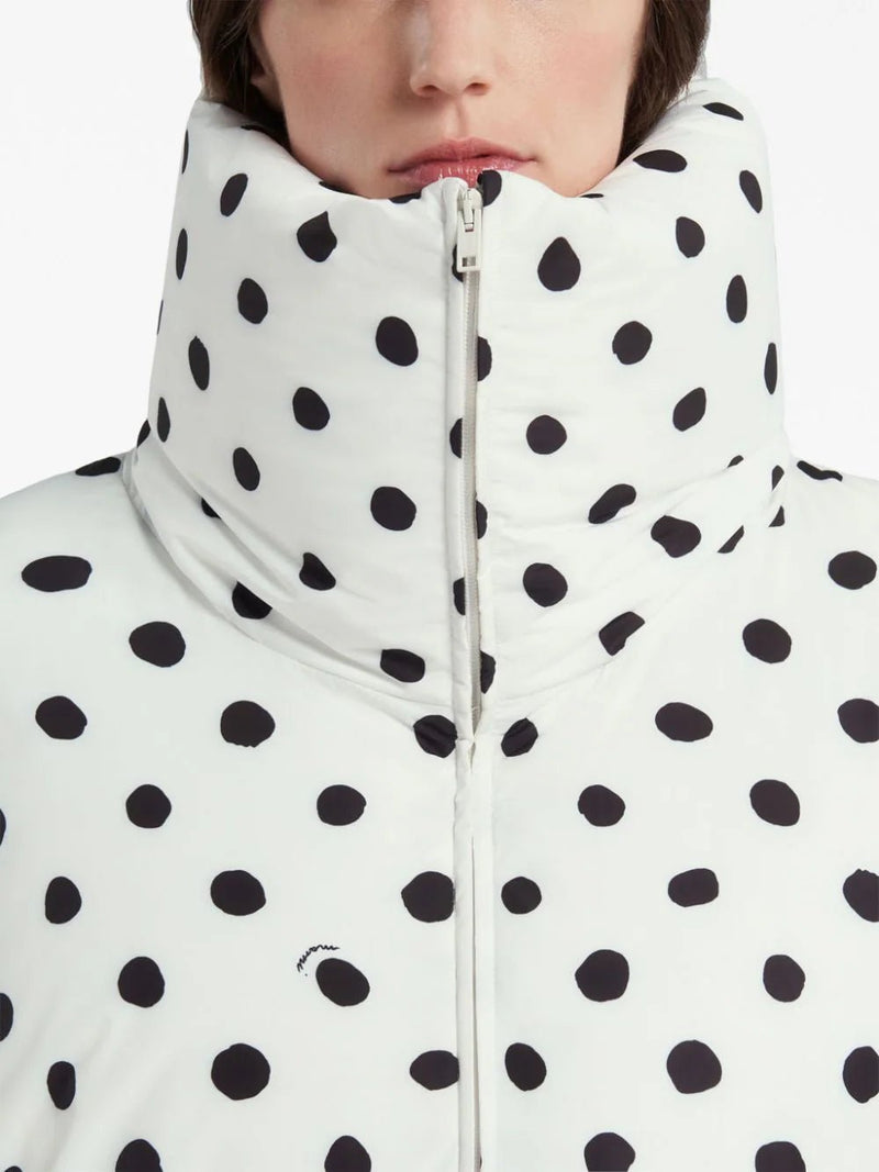 polka dot-print down jacket – LISKAFASHION polka dot-print down jacket – LISKAFASHION
