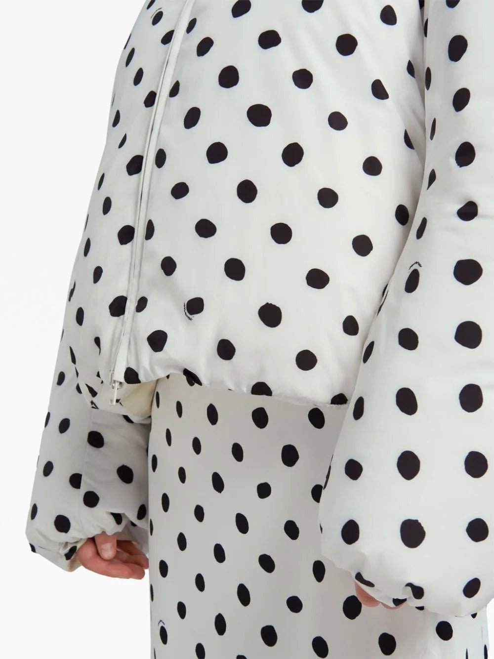 polka dot-print down jacket – LISKAFASHION polka dot-print down jacket – LISKAFASHION