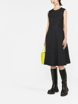 Moncler quilted sleeveless flared dress - MYLISKAFASHION