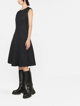 Moncler quilted sleeveless flared dress - MYLISKAFASHION